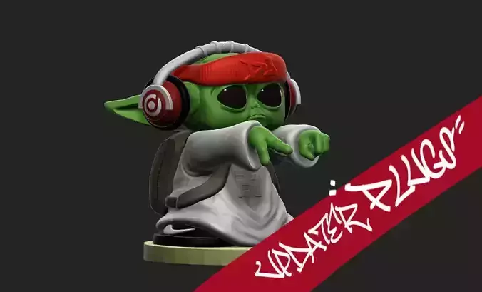 Dj Yoda - baby Yoda-15 Cm-7 Pieces - UPDATER