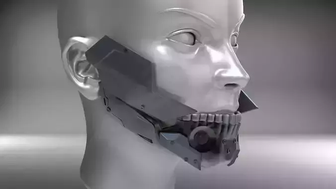 Cyborg Jaws Armor  3D print model