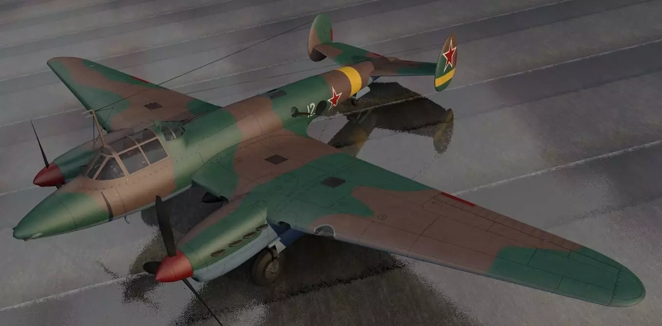 Petlyakov Pe-2B 3D model