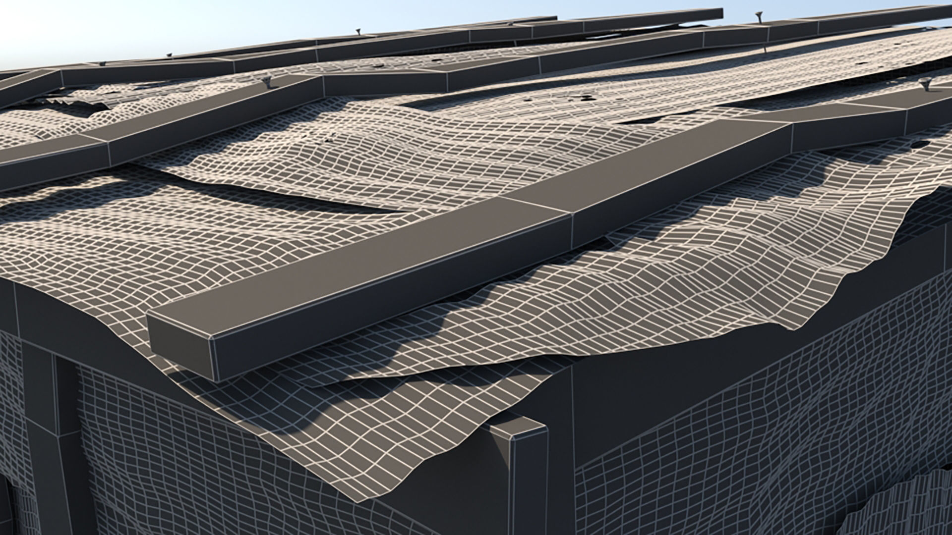 3D Wooden Shed model 3D model_13