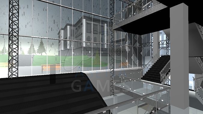 CAMPUS ASSETS BY ASENA GAMES STUDIO Low-poly 3D model