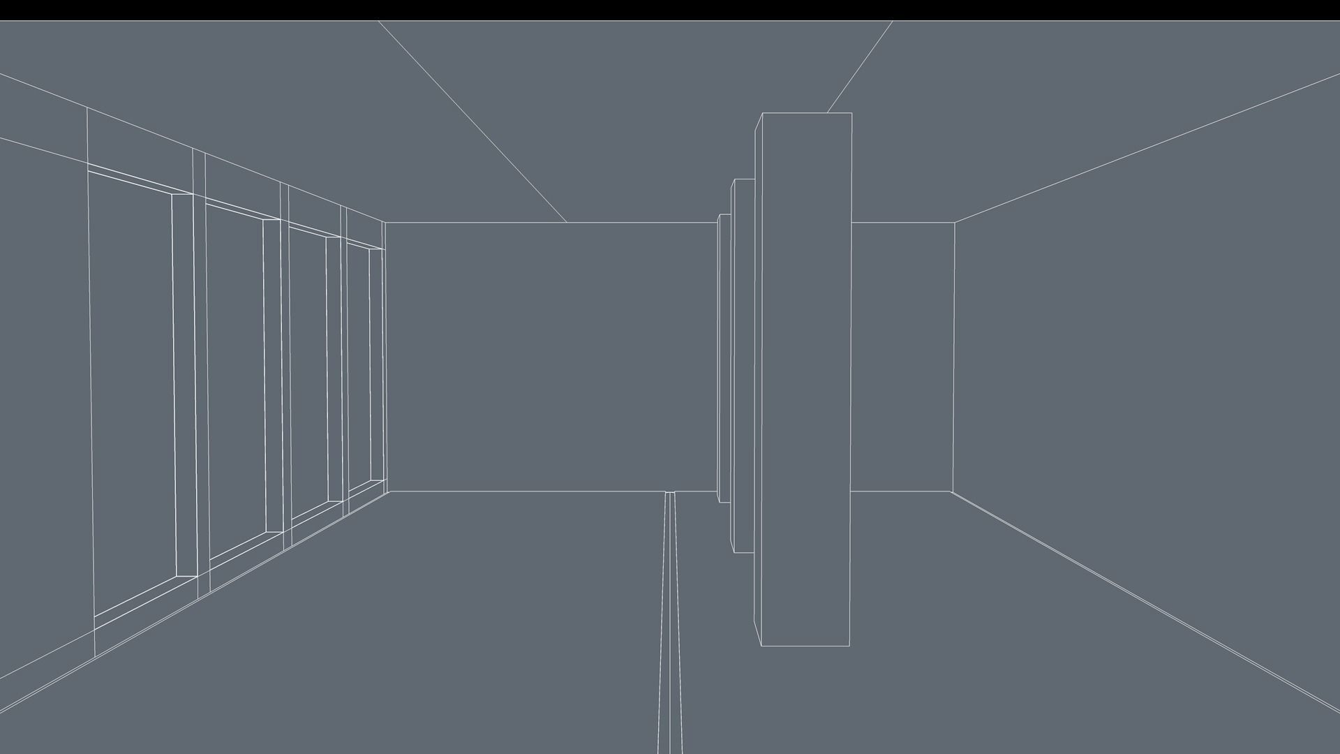 Sci Fi Room Low-poly 3D model_5