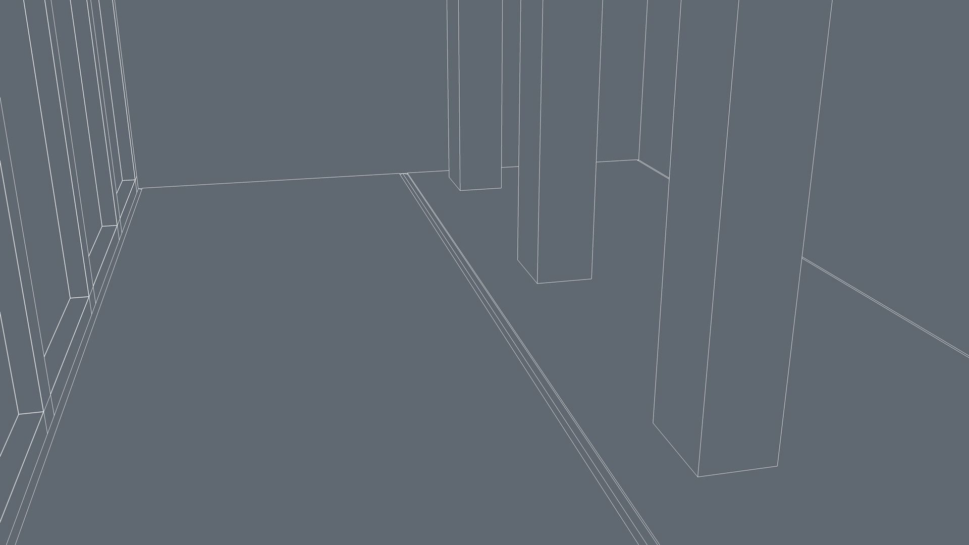 Sci Fi Room Low-poly 3D model_8