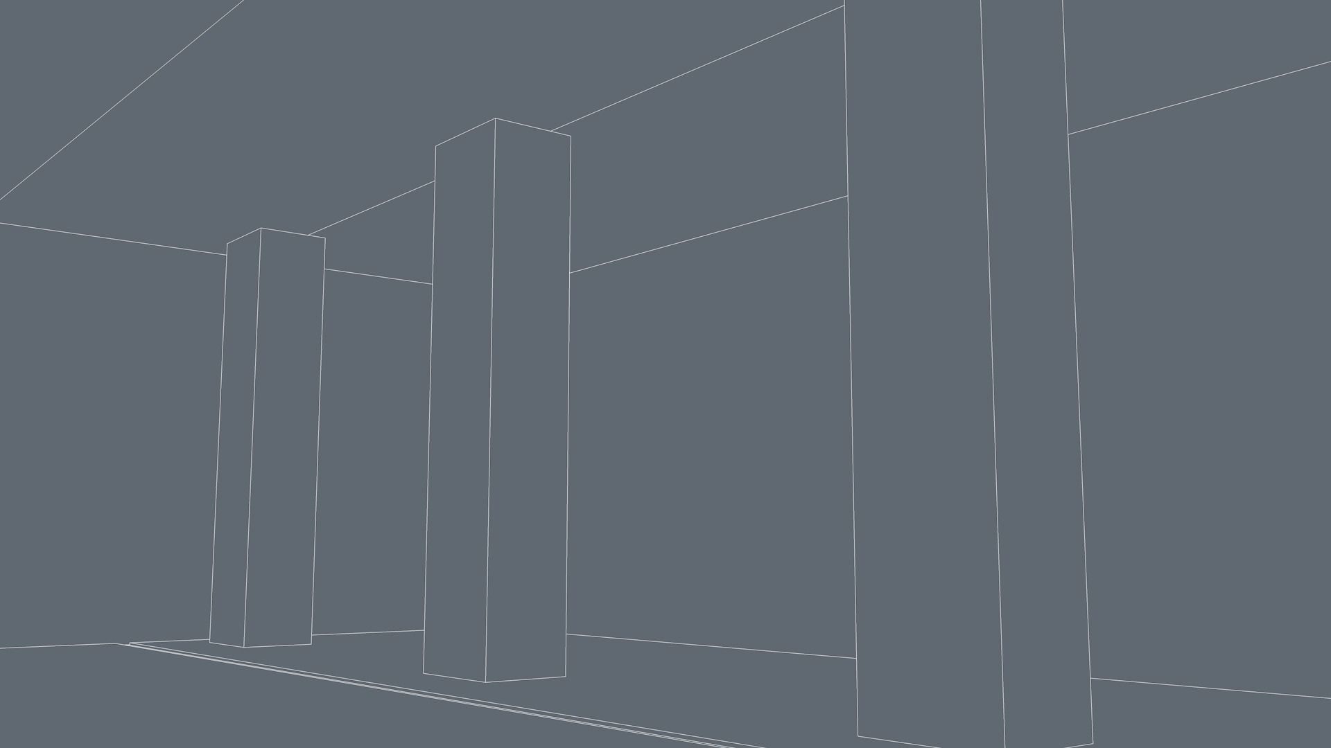 Sci Fi Room Low-poly 3D model_7