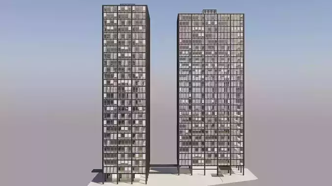 Lake Shore Drive 860-880 3D model