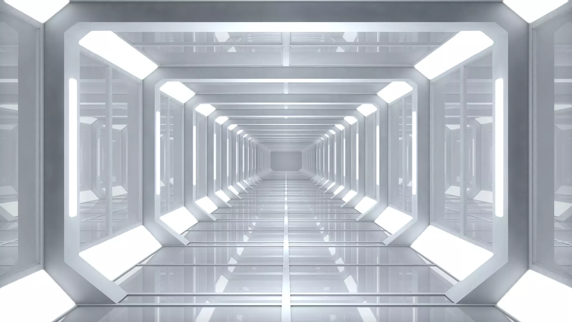 3D model Sci Fi Corridor VR / AR / low-poly | CGTrader