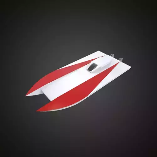 RC boat catamaran  3D print model