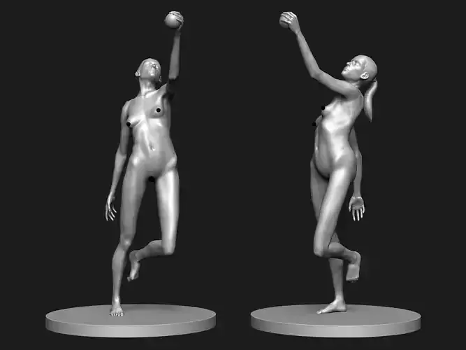 Woman Ball 3D print model