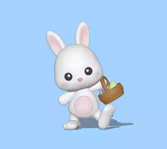 Easter Bunny 3D print model