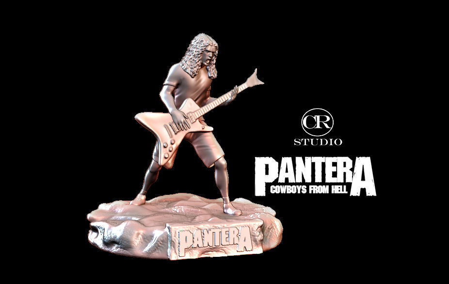 dimebag darell pantera 3D model_1