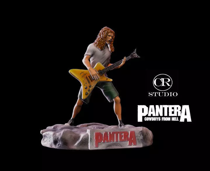 dimebag darell pantera 3D model_0