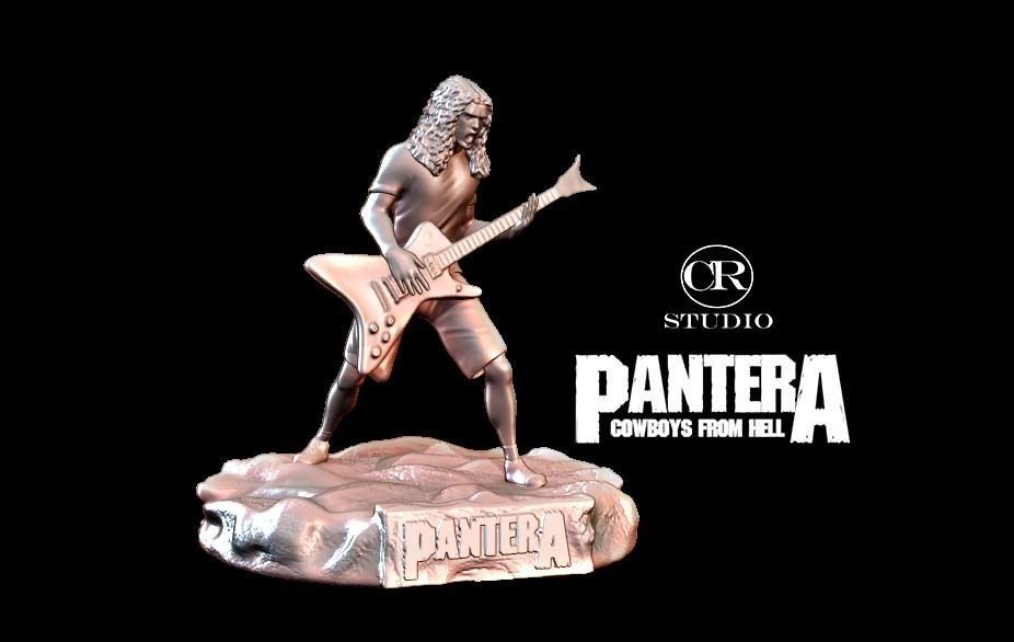 dimebag darell pantera 3D model_2