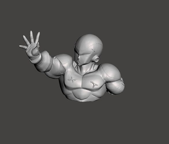 Frieza gets cut in half  3D print model