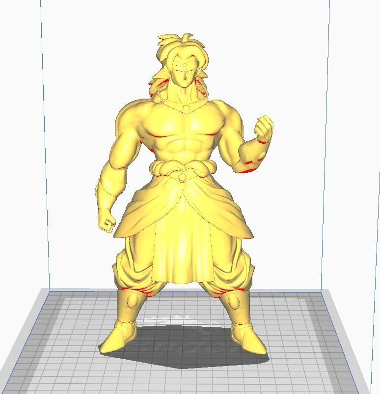 Broly normal Dragon Ball 3D Model 3D print model_3