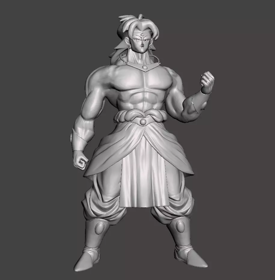 Broly normal Dragon Ball 3D Model 3D print model_0