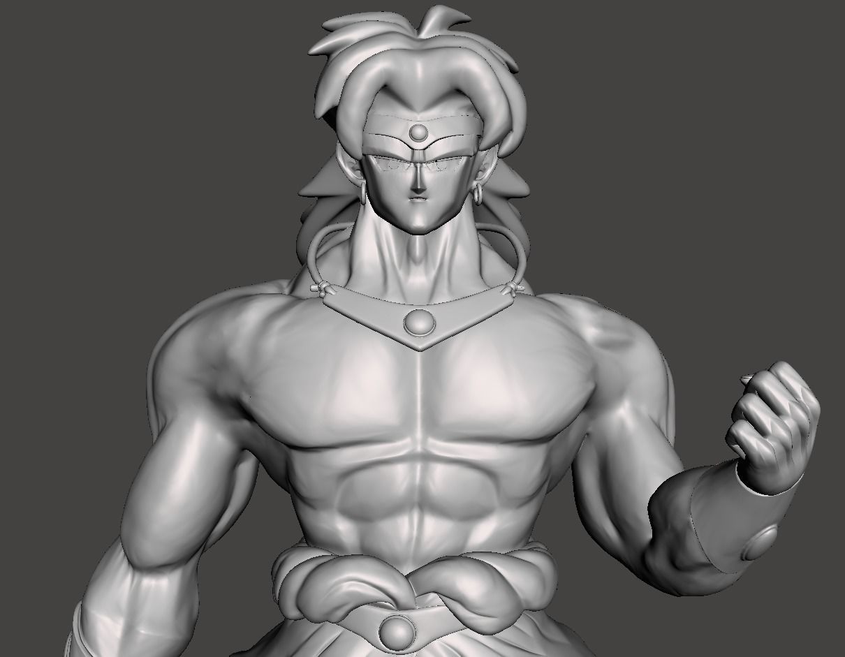 Broly normal Dragon Ball 3D Model 3D print model_1