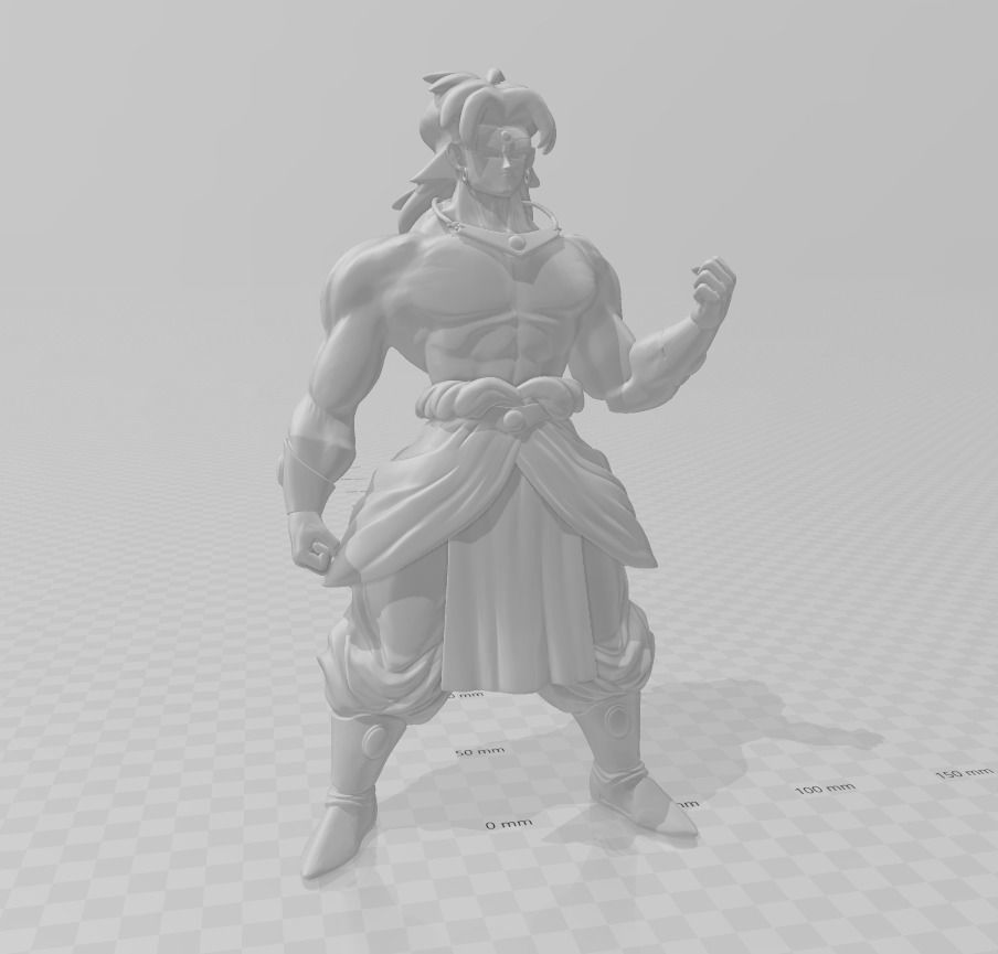 Broly normal Dragon Ball 3D Model 3D print model_2