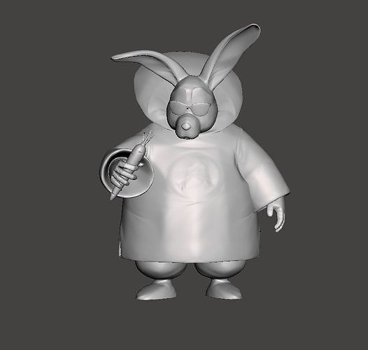 Monster Carrot Dragon Ball 3D Model 3D print model