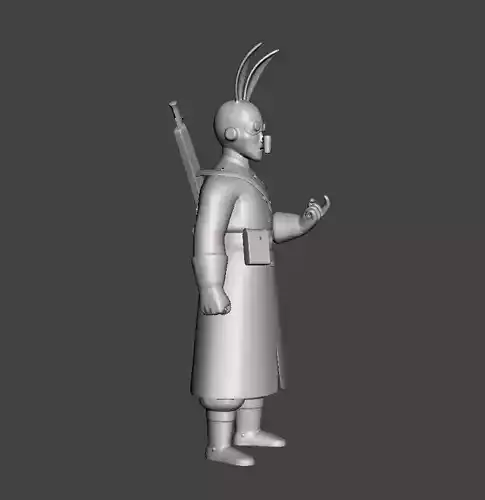 Rabbit 2 Dragon Ball 3D Model 3D print model
