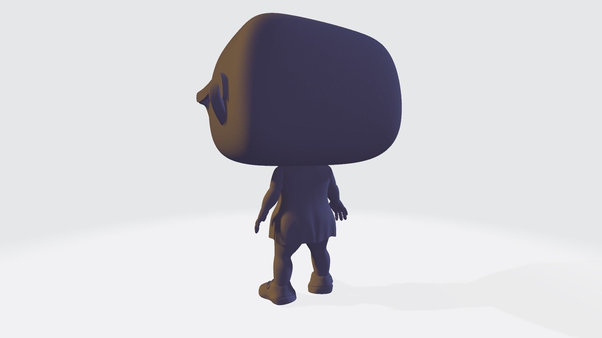 DIY Custom Pop Girl Glasses 3D Print Customizable 3D print model_6