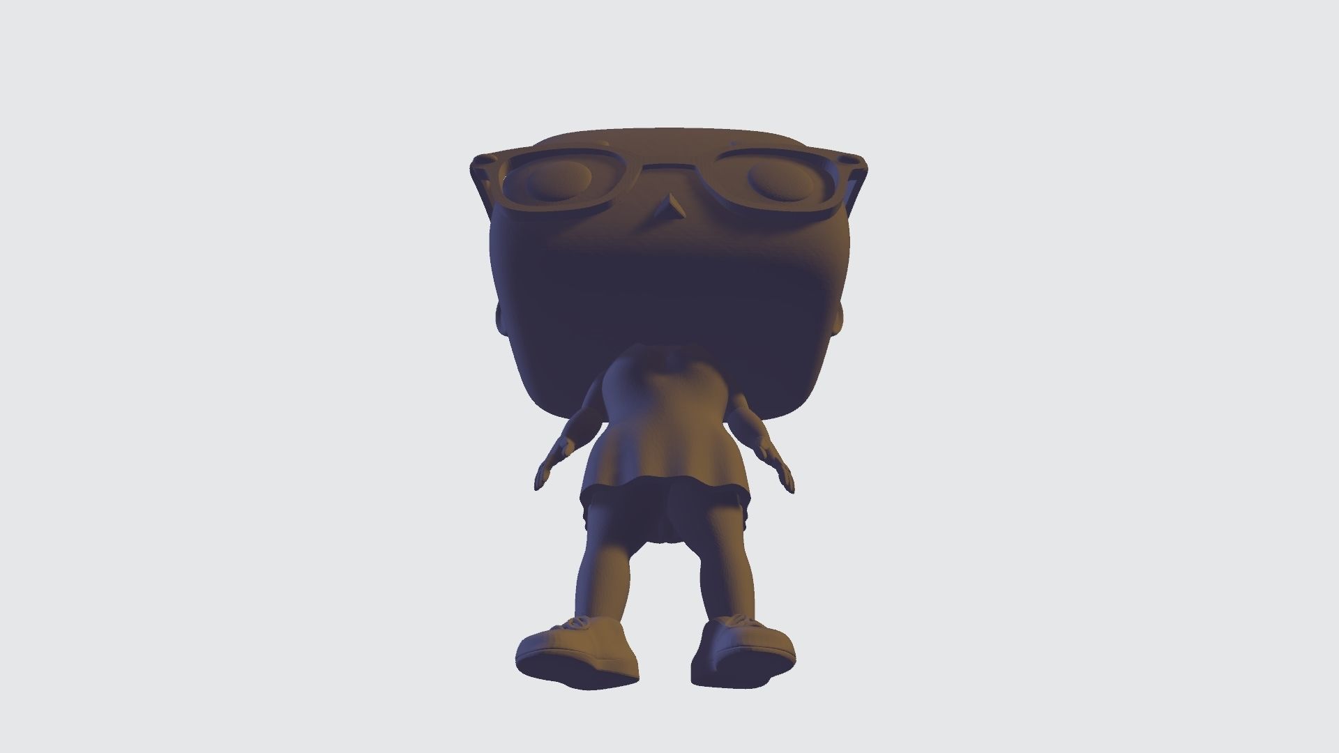 DIY Custom Pop Girl Glasses 3D Print Customizable 3D print model_13