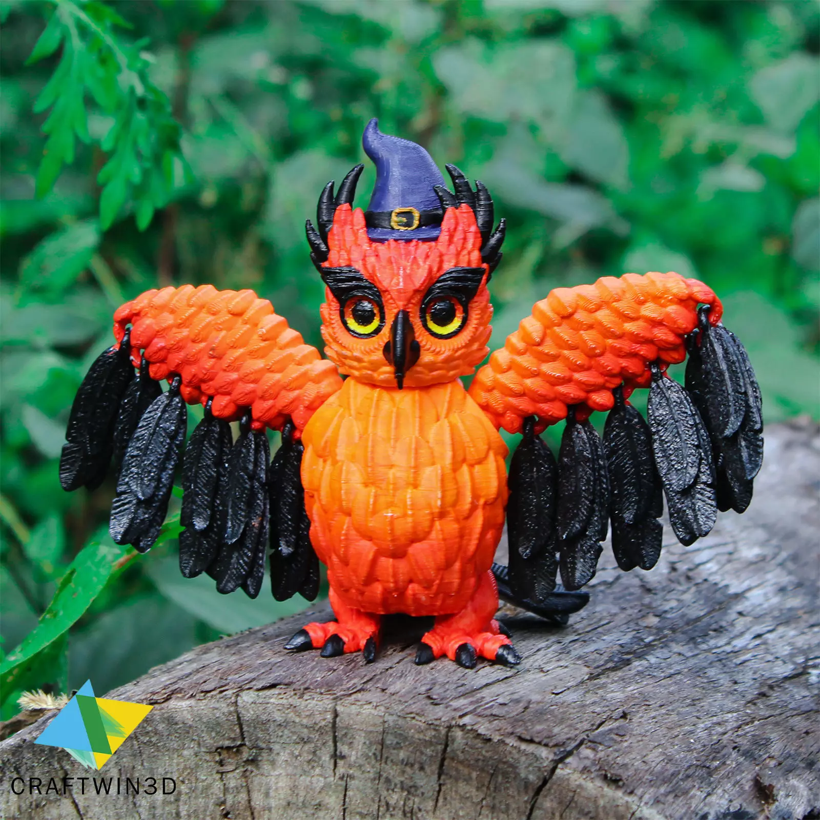 Flexy Owl 3d printable model no supports required 3D print model
