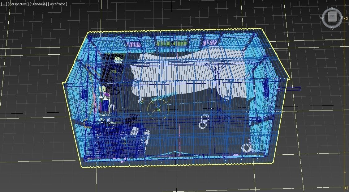 pack Old barn for 3D and 2D animation Cartoon Low-poly 3D model_14