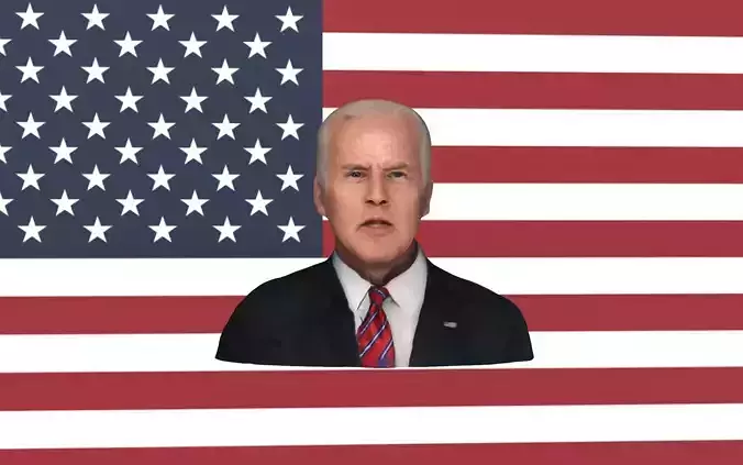 US President Joe Biden bust
