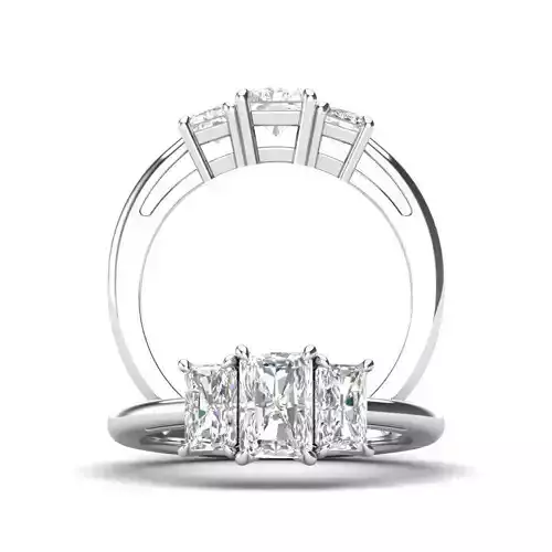 Three stone ring - JF034