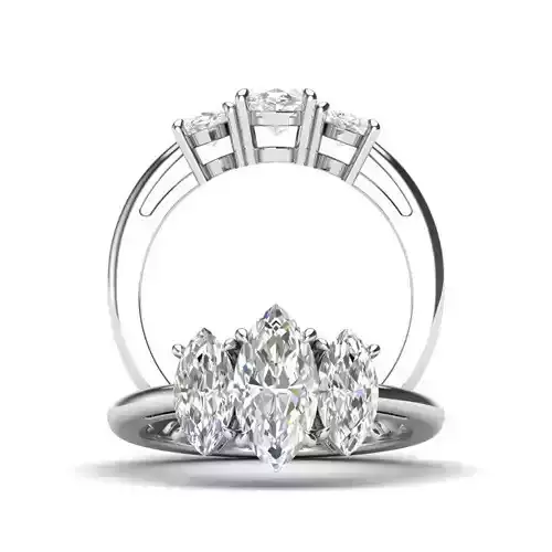 Three stone ring - JF035