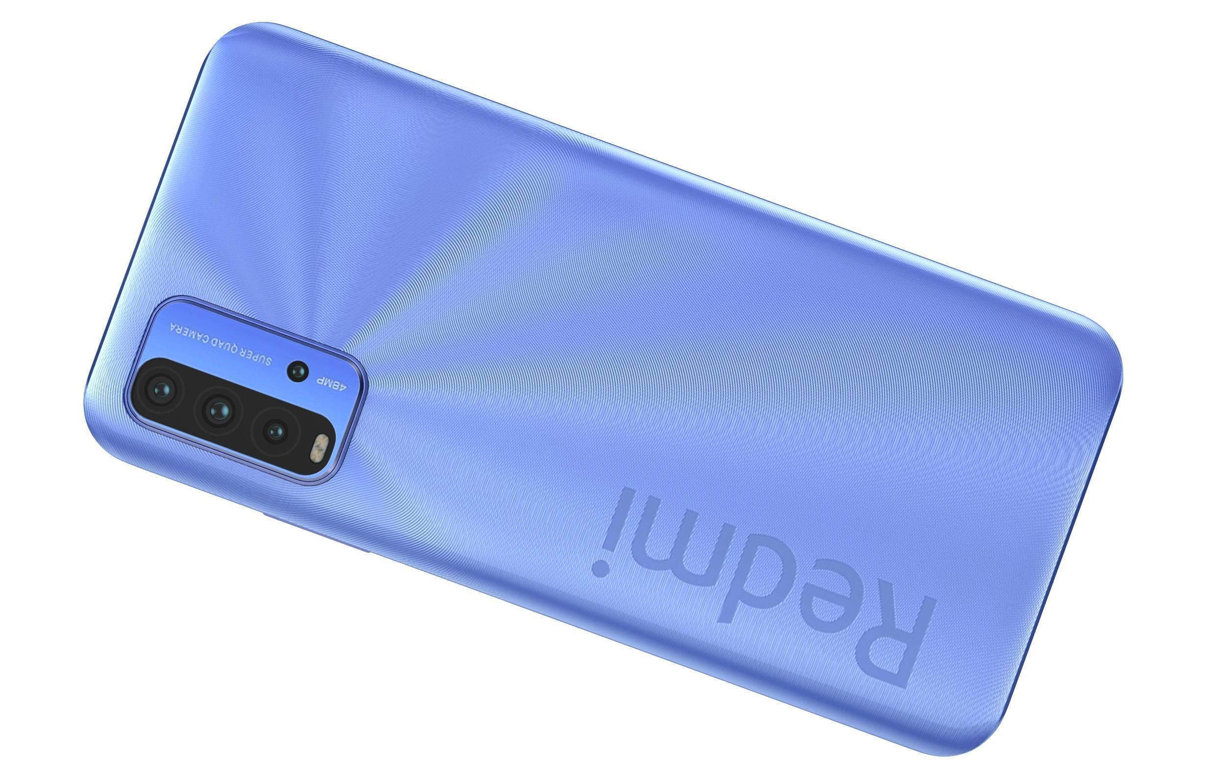 Xiaomi Redmi 9 Power Blazing Blue 3D model_11