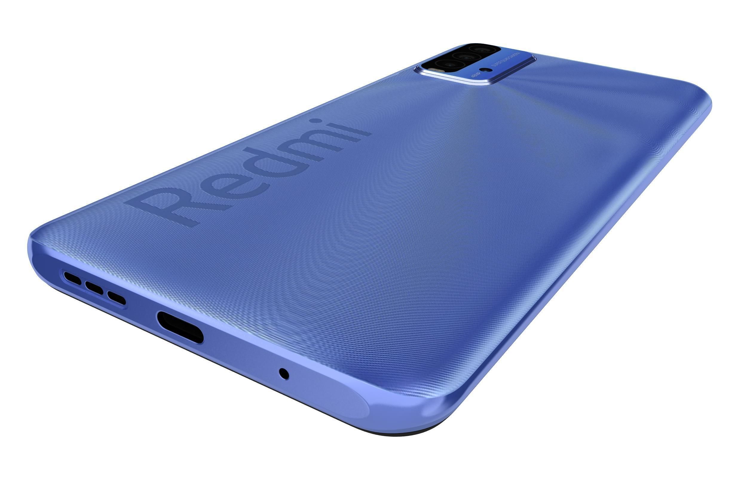 Xiaomi Redmi 9 Power Blazing Blue 3D model_14