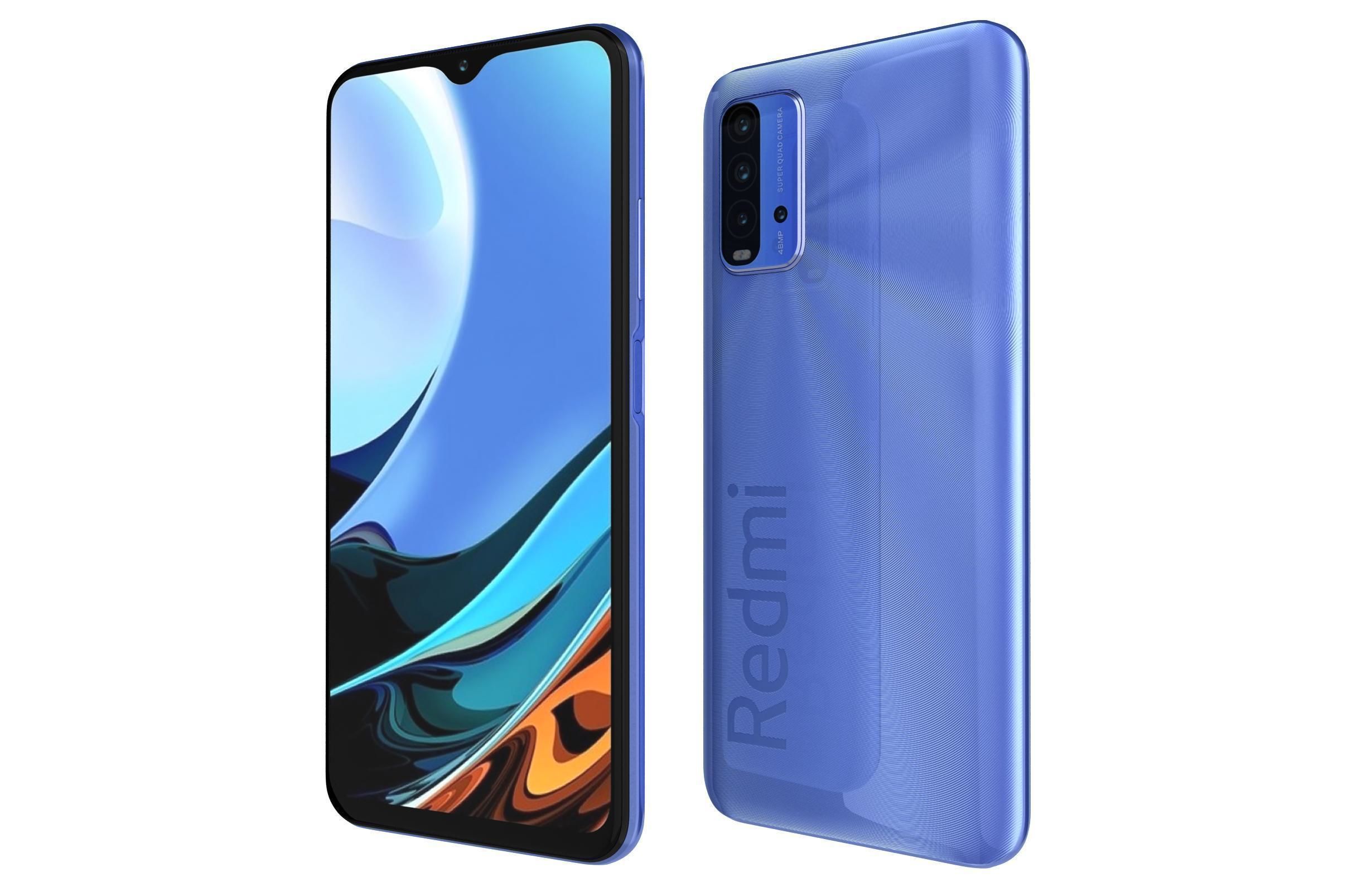 Xiaomi Redmi 9 Power Blazing Blue 3D model_6