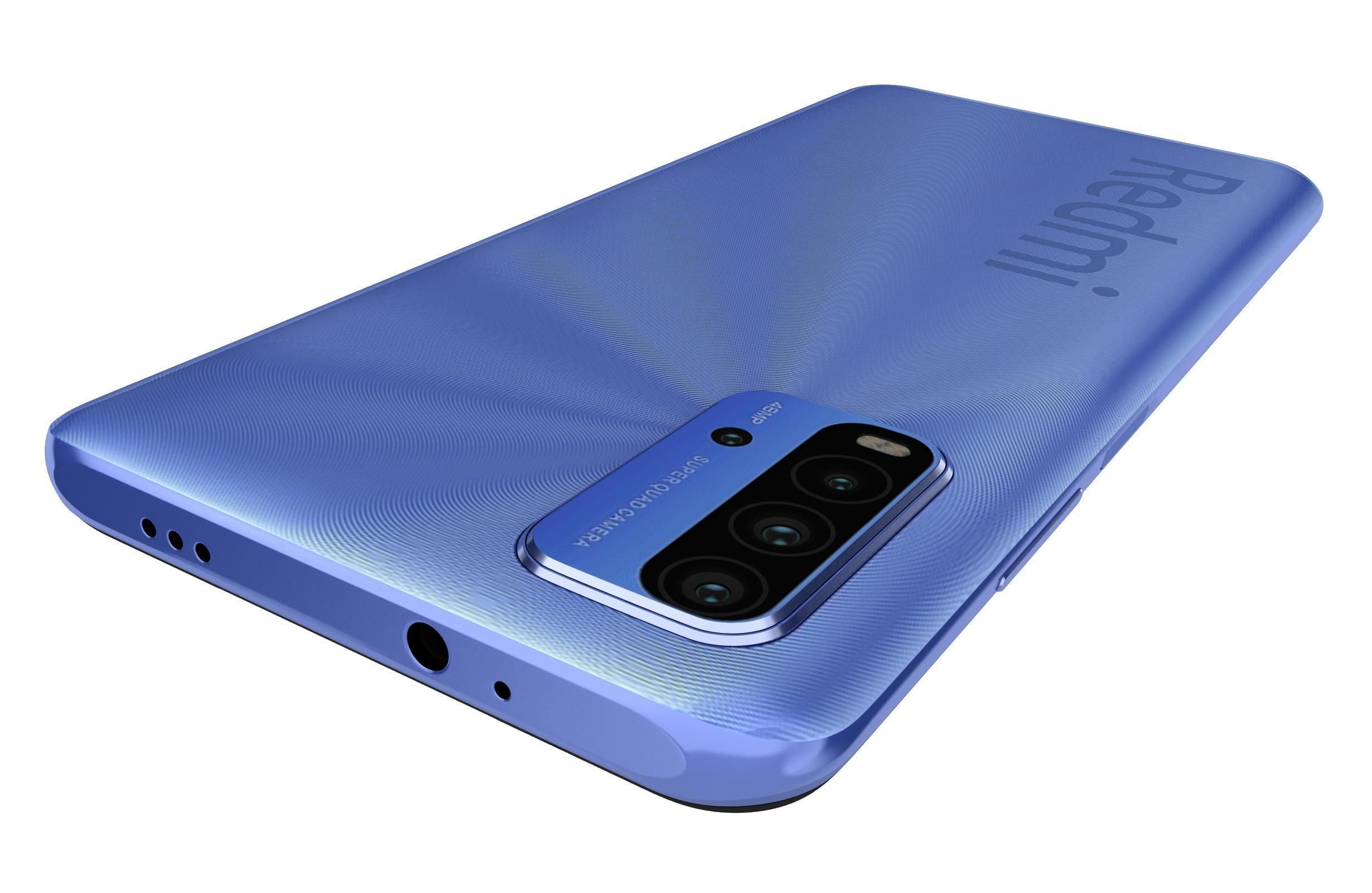 Xiaomi Redmi 9 Power Blazing Blue 3D model_15