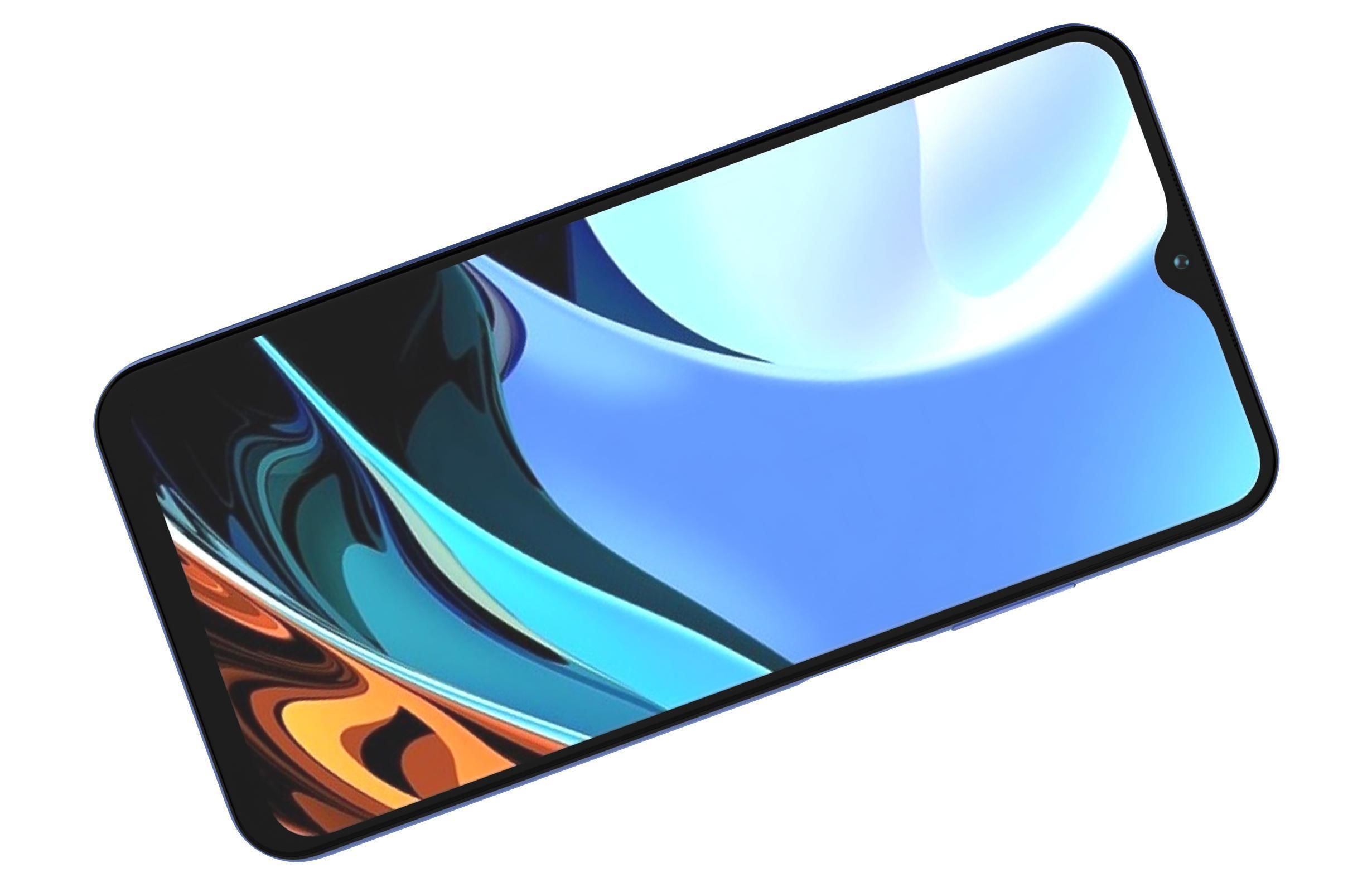 Xiaomi Redmi 9 Power Blazing Blue 3D model_10