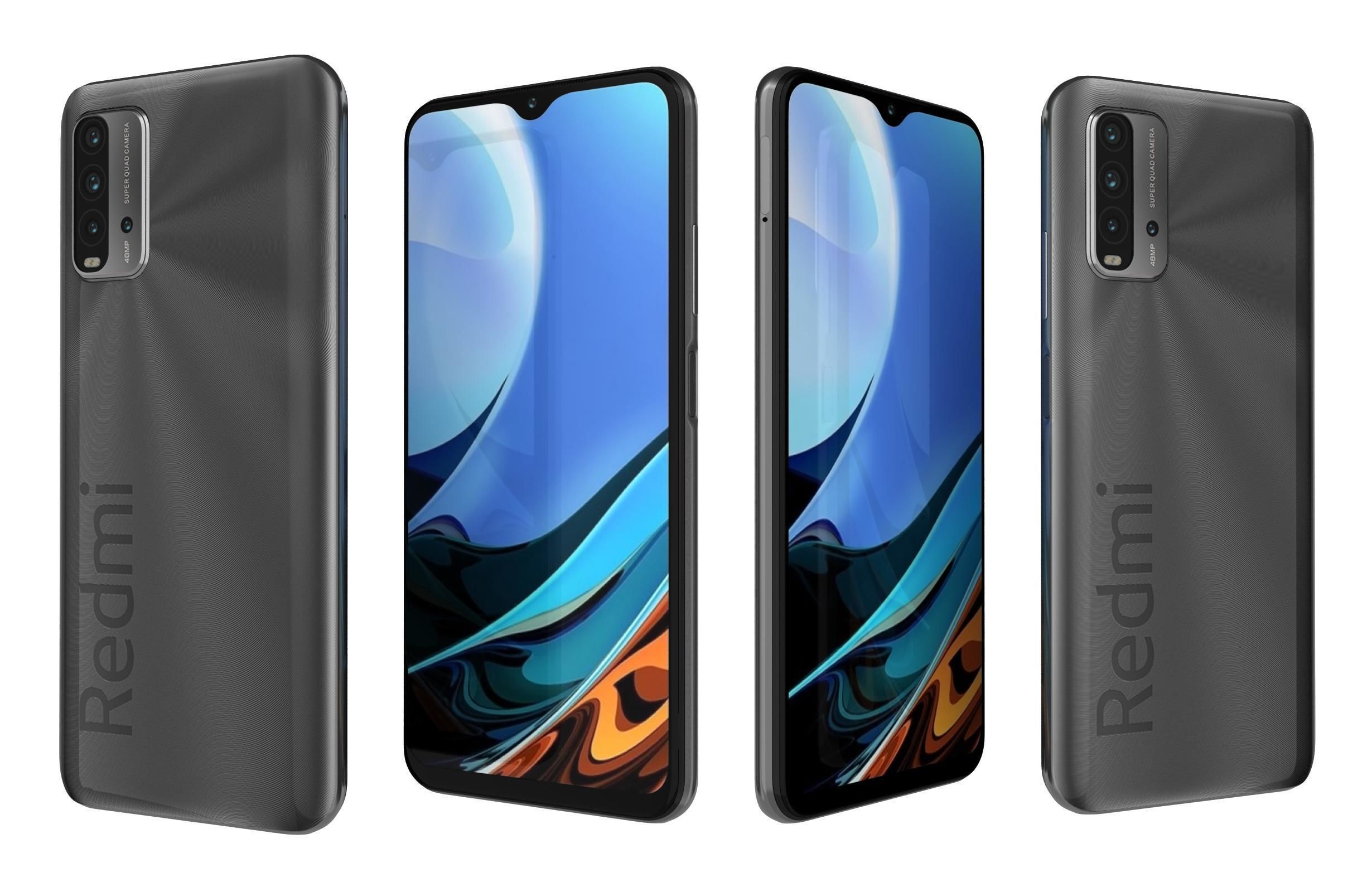 Xiaomi Redmi 9 Power Mighty Black 3D model_3