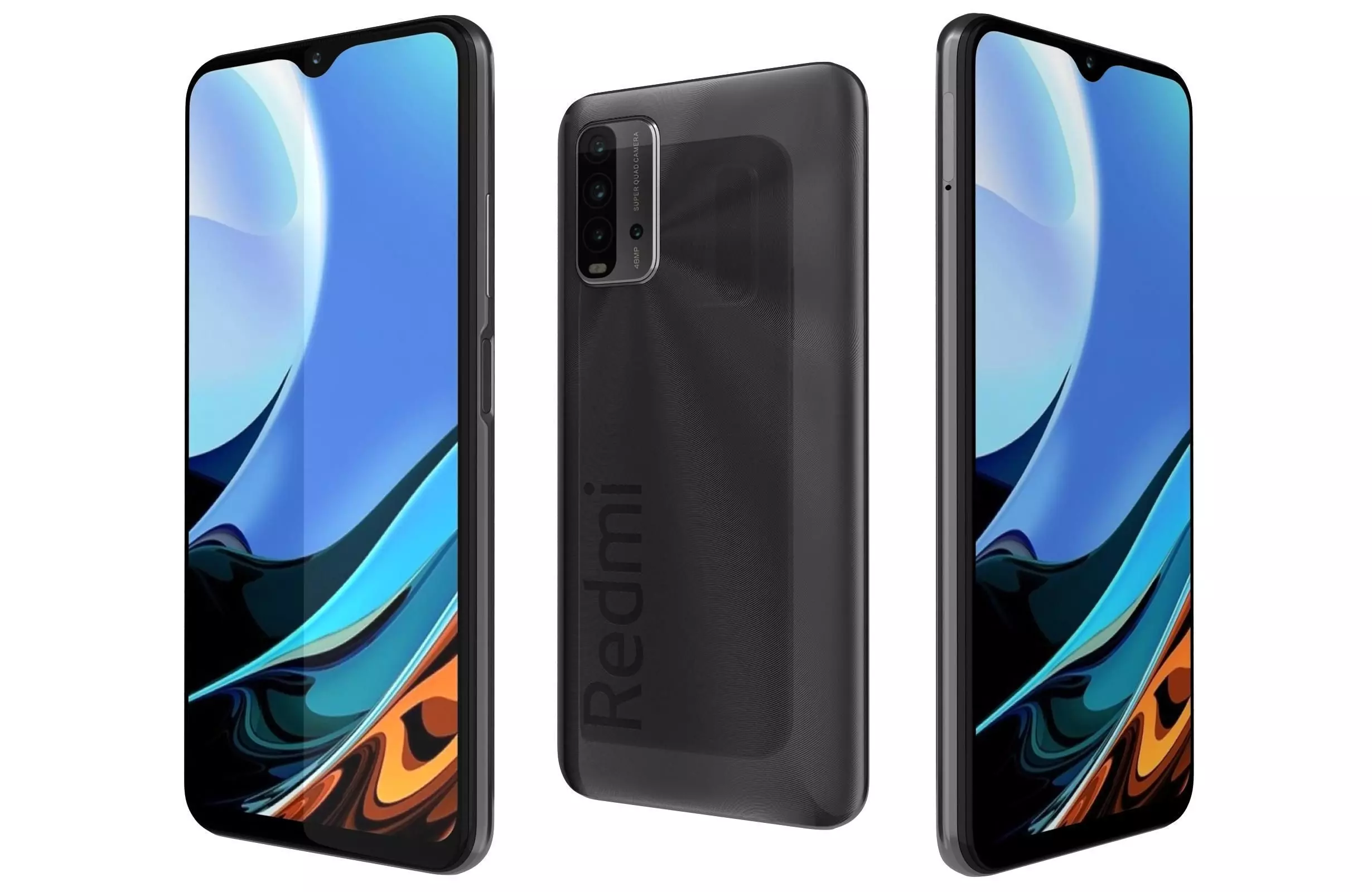 Xiaomi Redmi 9 Power Mighty Black 3D model_0
