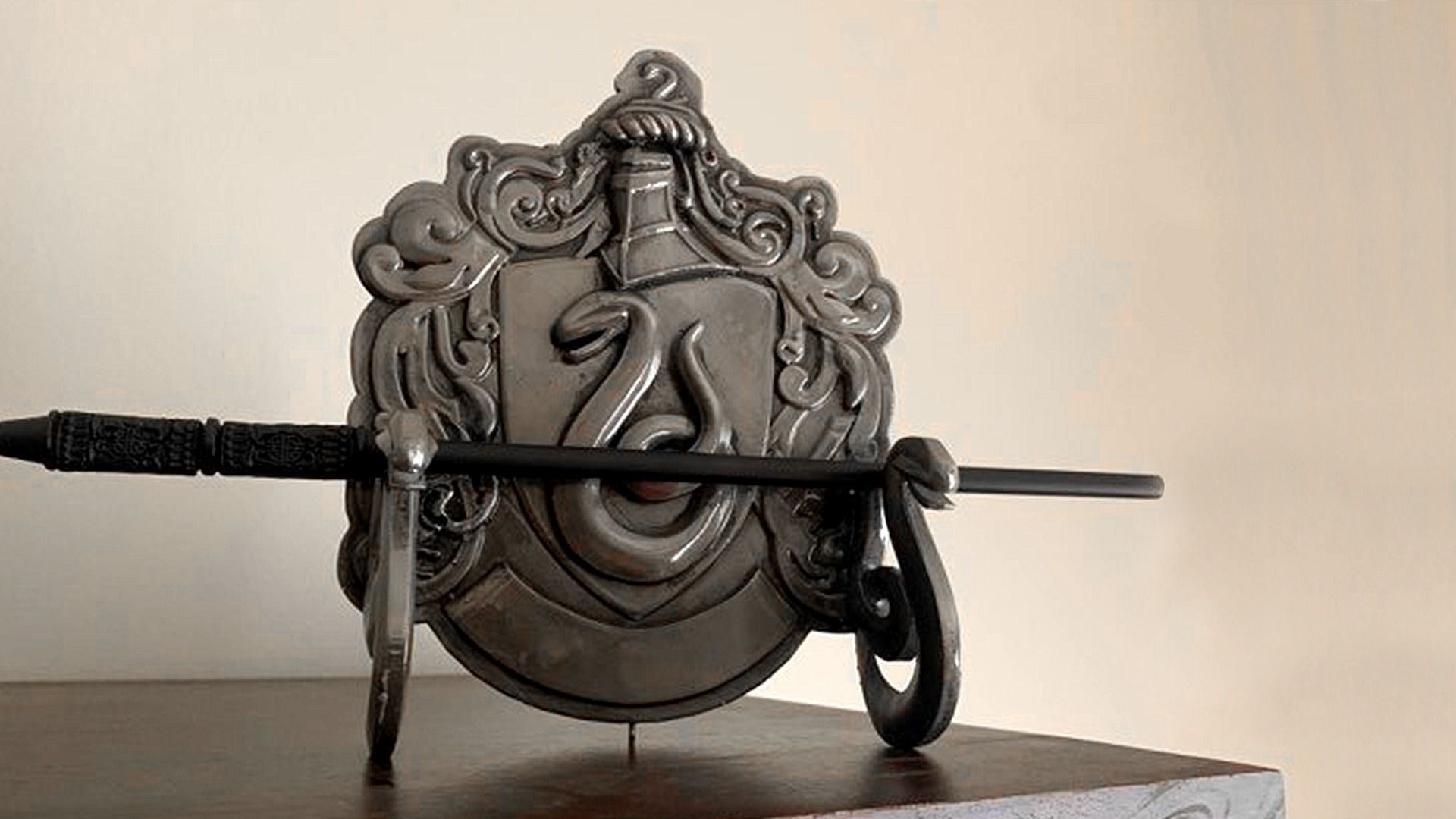 Slytherin House Crest 3D print model_3