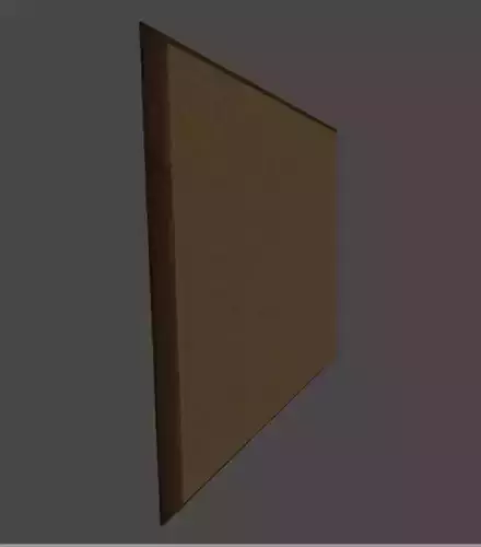Picture frame Low-poly 3D model