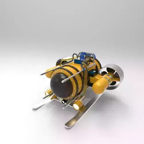 ROV Remotely operated underwater vehicle 3D model