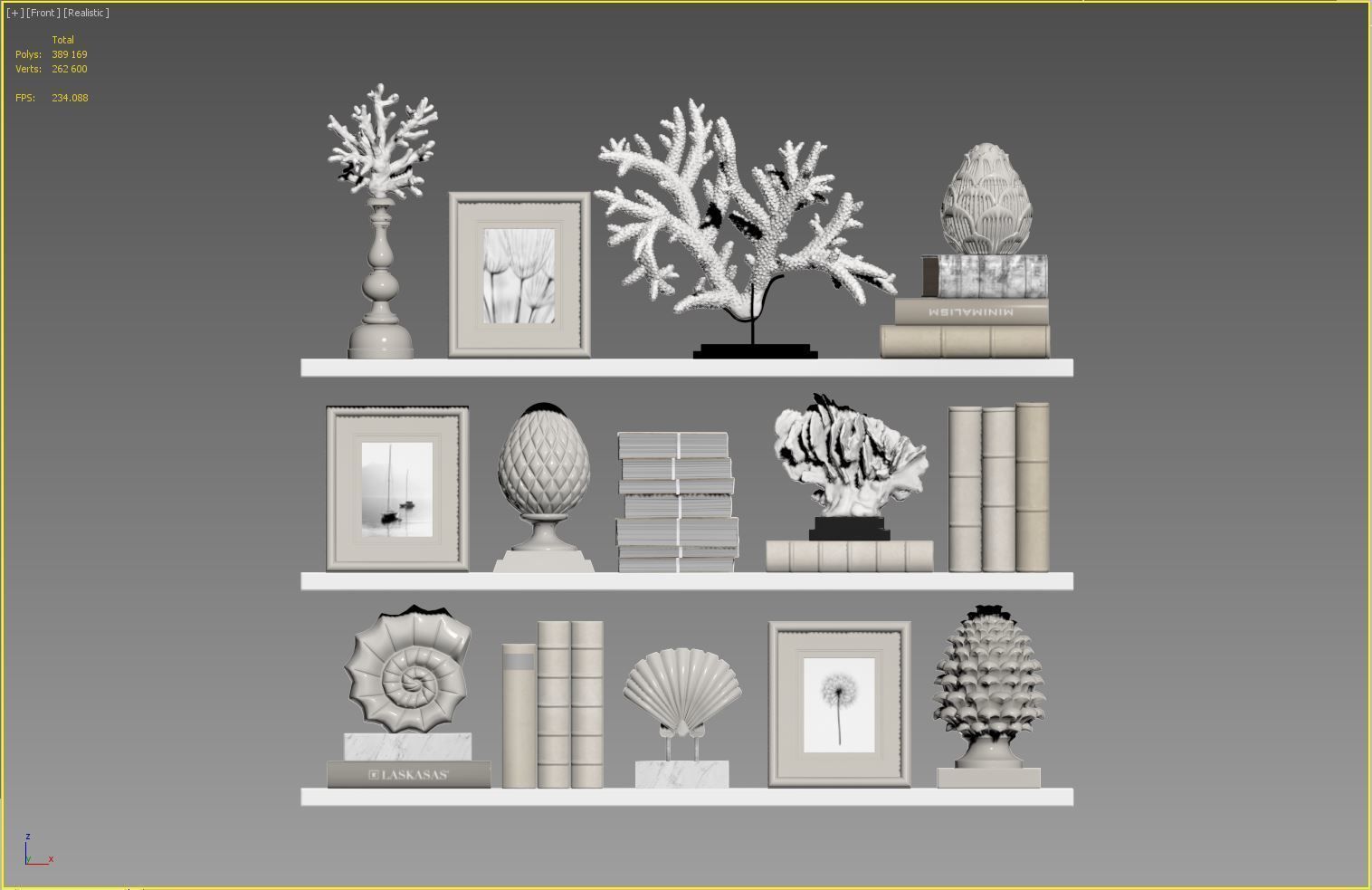 Decor Set 118 3D model_5