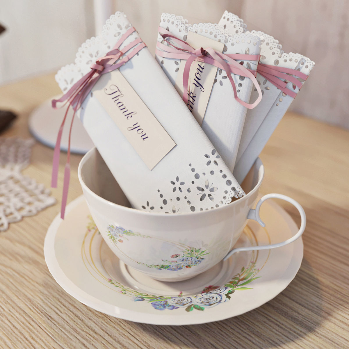 Decorative set in the style of Provence 3D model_3