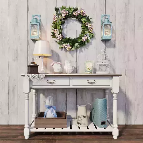 Decorative set in the style of Provence