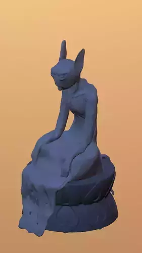 Model 3d file obj sphinx no