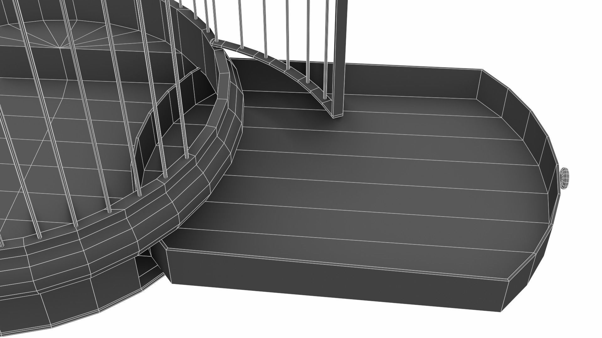 Birdcage in brass 3D model_18