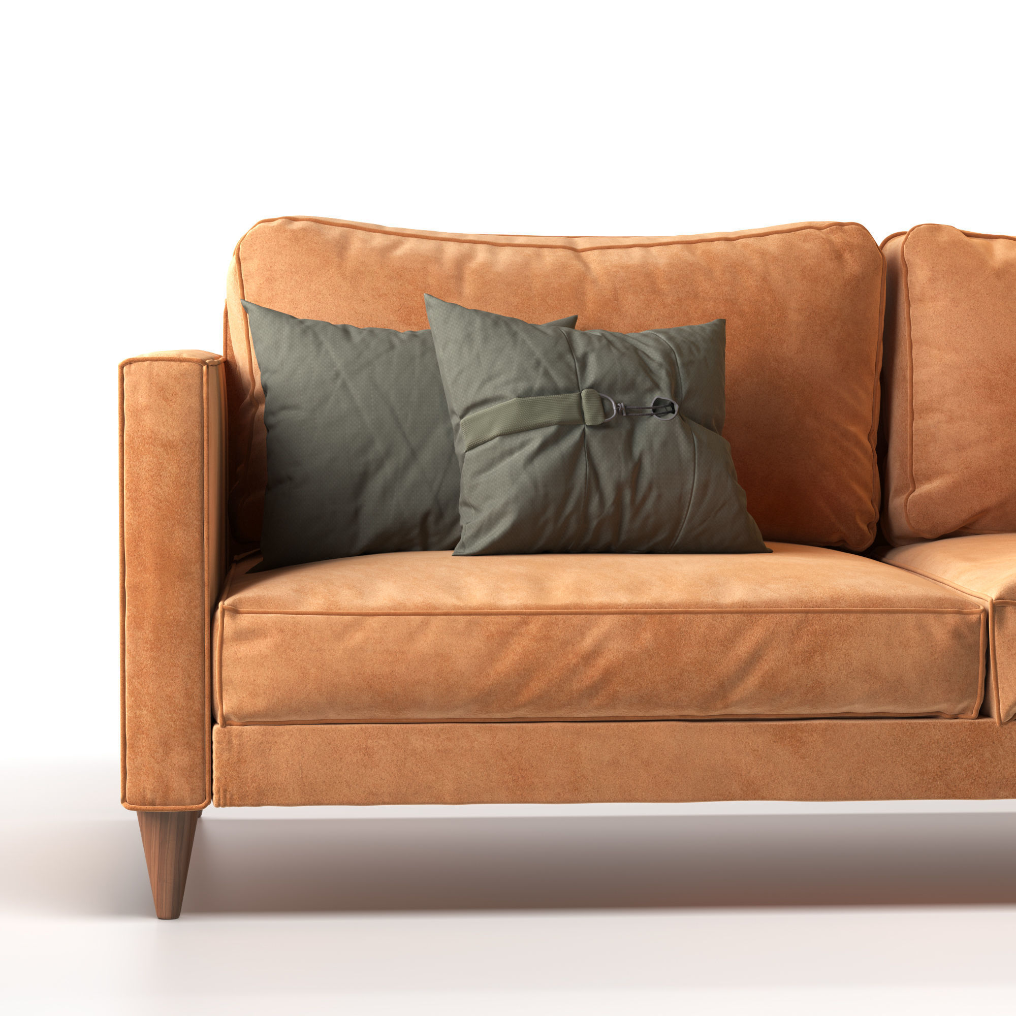 Hable Two Seater Sofa 3D model_2