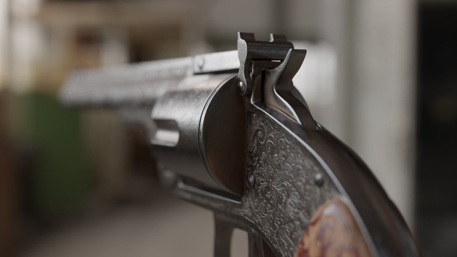 Revolver 8k 3D model_2
