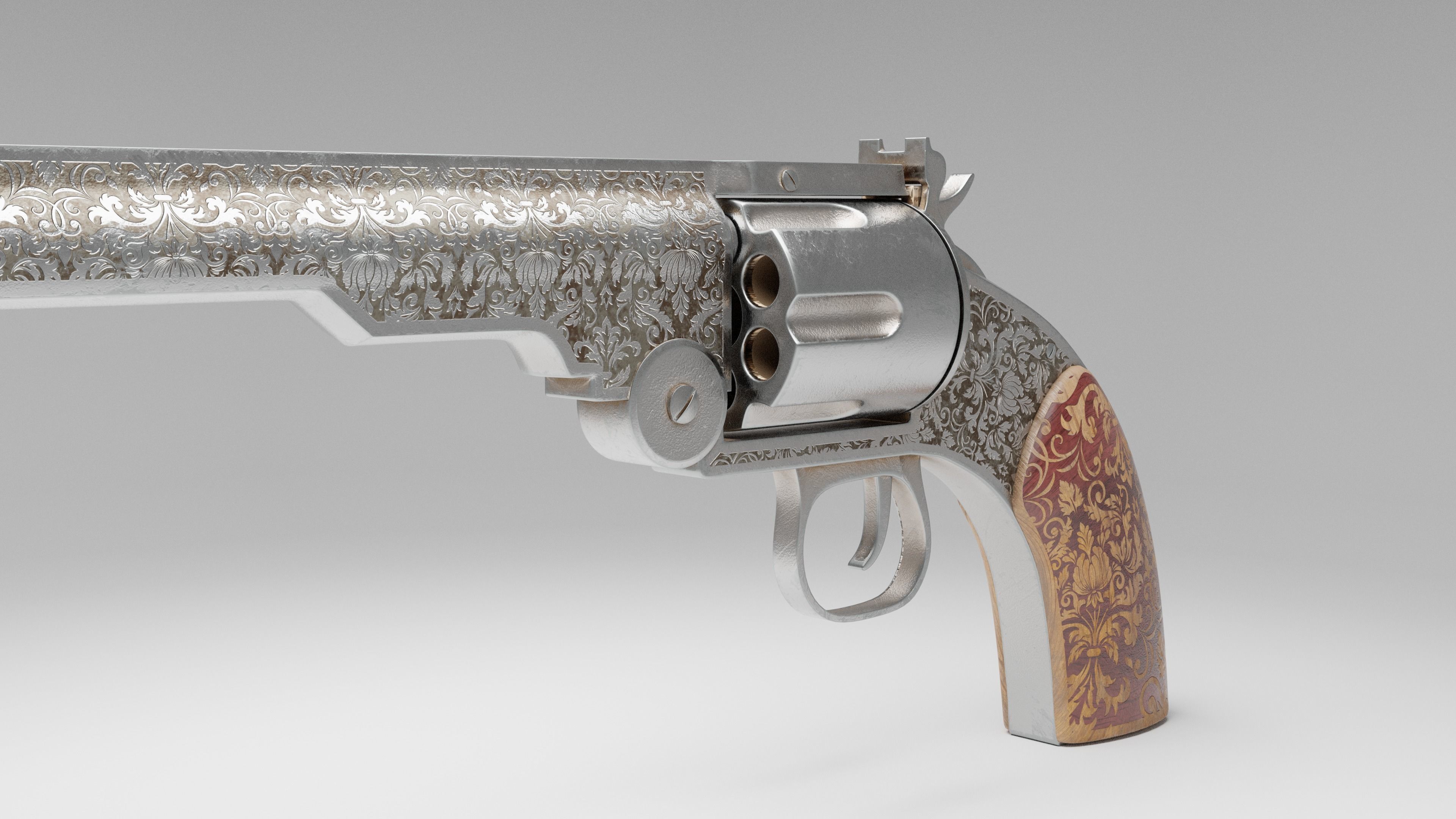 Revolver 8k 3D model_1