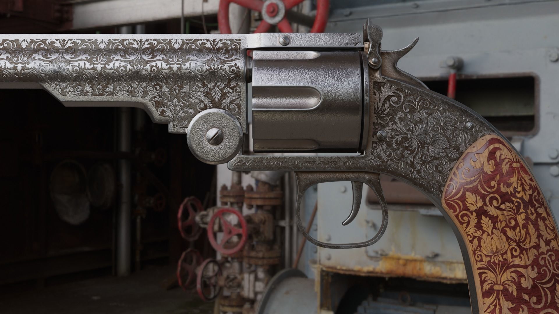 Revolver 8k 3D model_3