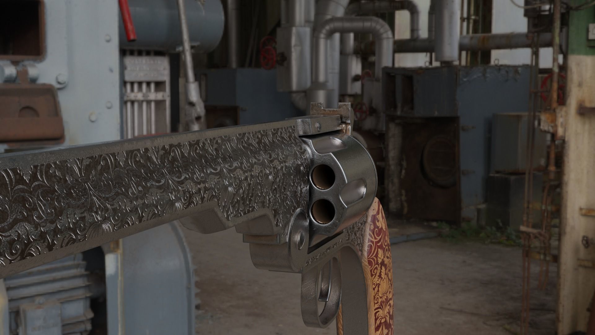 Revolver 8k 3D model_4